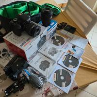  Canon EOS 600D + 2 Obiettivi + Accessori e Zaino