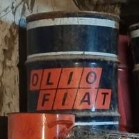 Latta fusto bidone Olio Fiat