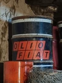 Latta fusto bidone Olio Fiat