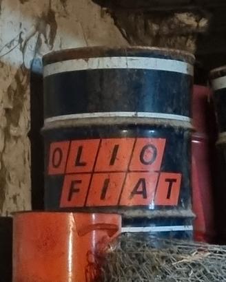 Latta fusto bidone Olio Fiat