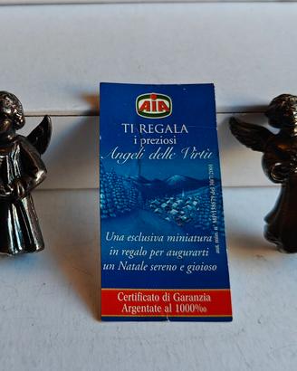 Statuine Argentate. Miniatura “Angeli delle Virtù"