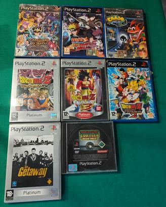 Lotto 8 Giochi PS2 Originali (Vedi descrizione)