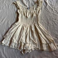 Urban Outfitters Abito Donna Bianco e Crema