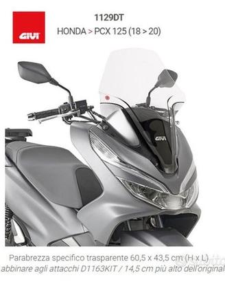 Parabrezza GIVI per Honda PCX 125 CODICE 1129DT