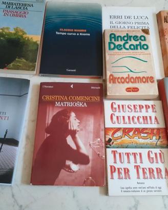 Lotto 9 Libri Narrativa Italiana Autori Contempora