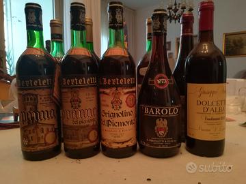 Bottiglie vino da esposizione