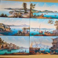 Riproduzioni di gouaches napoletane 