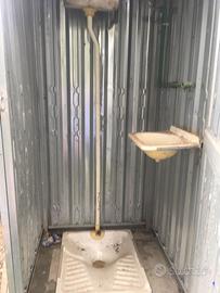 wc da cantiere in lamiera