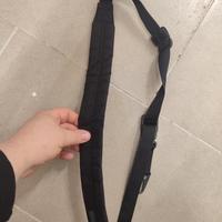 cinghia fucile ad 1 punto rinforzata nera softair