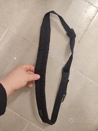 cinghia fucile ad 1 punto rinforzata nera softair