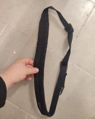 cinghia fucile ad 1 punto rinforzata nera softair