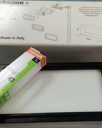 Lampada Esterno Disano Box 1206 Nuova.