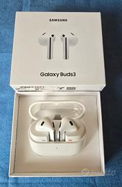 Samsung galaxy buds 3 bianche