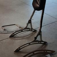 Schienale con salvabisacce e borse custom.