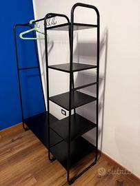Guardaroba aperto VASAGLE COLTEN nero