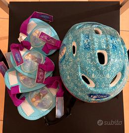 Set Frozen – casco + ginocchiere + gomitiere