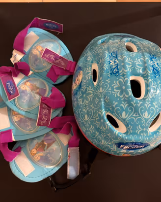 Set Frozen – casco + ginocchiere + gomitiere