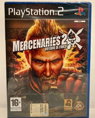 Mercenaries 2  PS2 Sealed perfetto NUOVO