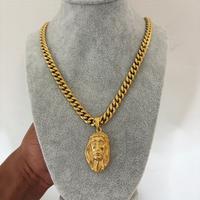 Collana cubana placcata oro 18k