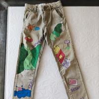 pantaloni bimbo 6/7 anni 