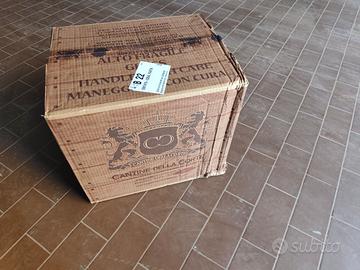 lotto 12 bottiglie  vino invecchiate non bevibili