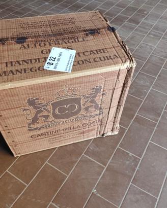 lotto 12 bottiglie  vino invecchiate non bevibili