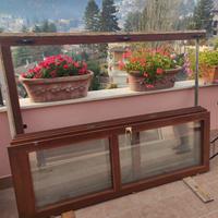 porta finestra doppia anta con telaio 