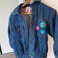 Giacca jeans bimbo imbottita