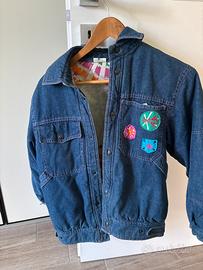 Giacca jeans bimbo imbottita