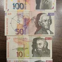 collezione banconote talleri Sloveni