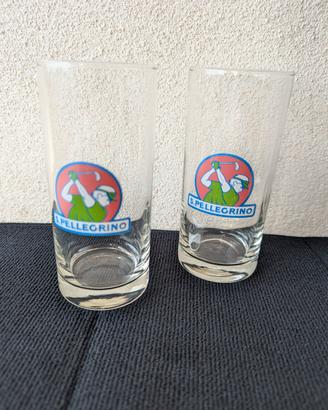 12 bicchieri vintage S. Pellegrino (2 scatole)