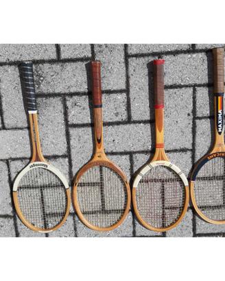 racchette tennis d'epoca