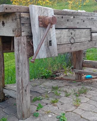 Banco Da Lavoro In Legno Massiccio Delle Dolomiti