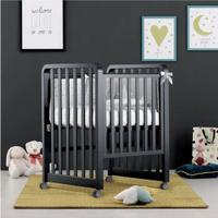 Lettino culla azzurra design glam lava grigio