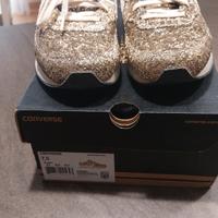 scarpe converse 38,5 oro brillante 