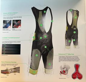 Salopette x bionic ciclismo taglia m