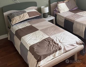 LETTI  SINGOLI in legno Giessegi