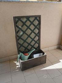 Fioriera Separè con Spalliera