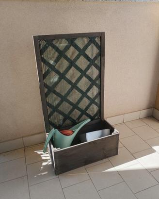 Fioriera Separè con Spalliera