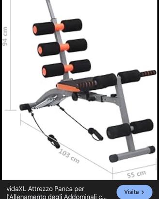 Panca per addominali usata
