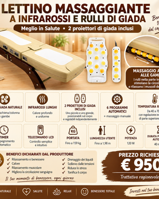 Lettino massaggiante