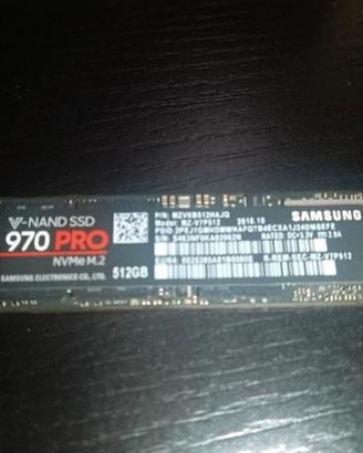 SSD nvme Samsung 970 Pro 512gb