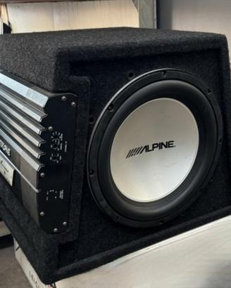Subwoofer Amplificato Alpine V-Power MRP-M350 700W