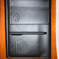 Set porta documenti + penna in pelle originali