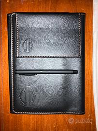 Set porta documenti + penna in pelle originali