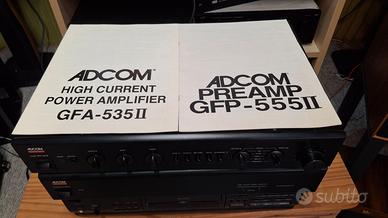 pre adcom gfp 555 II finale  gfa 535 II