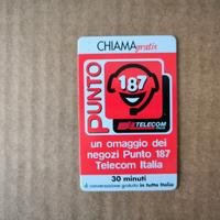 Schede telefoniche CHIAMA GRATIS Punto 187