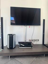 TV Samsung 55” + Home Theatre LG completo