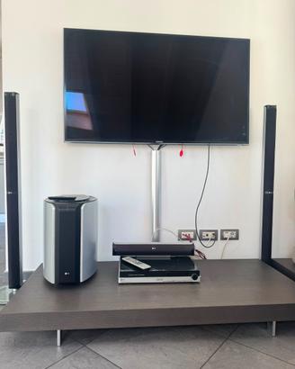 TV Samsung 55” + Home Theatre LG completo