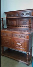 Credenza in legno rovere